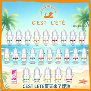 CEST LETE 夏天未了 煙油 一次性電子煙|高口數多口味拋棄式電子菸,台灣熱賣款